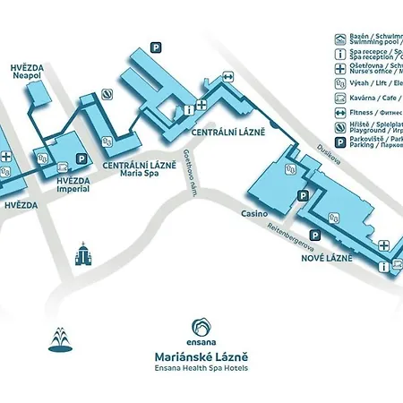 Ξενοδοχείο Ensana Hvezda - Imperial - Neapol Mariánské Lázně